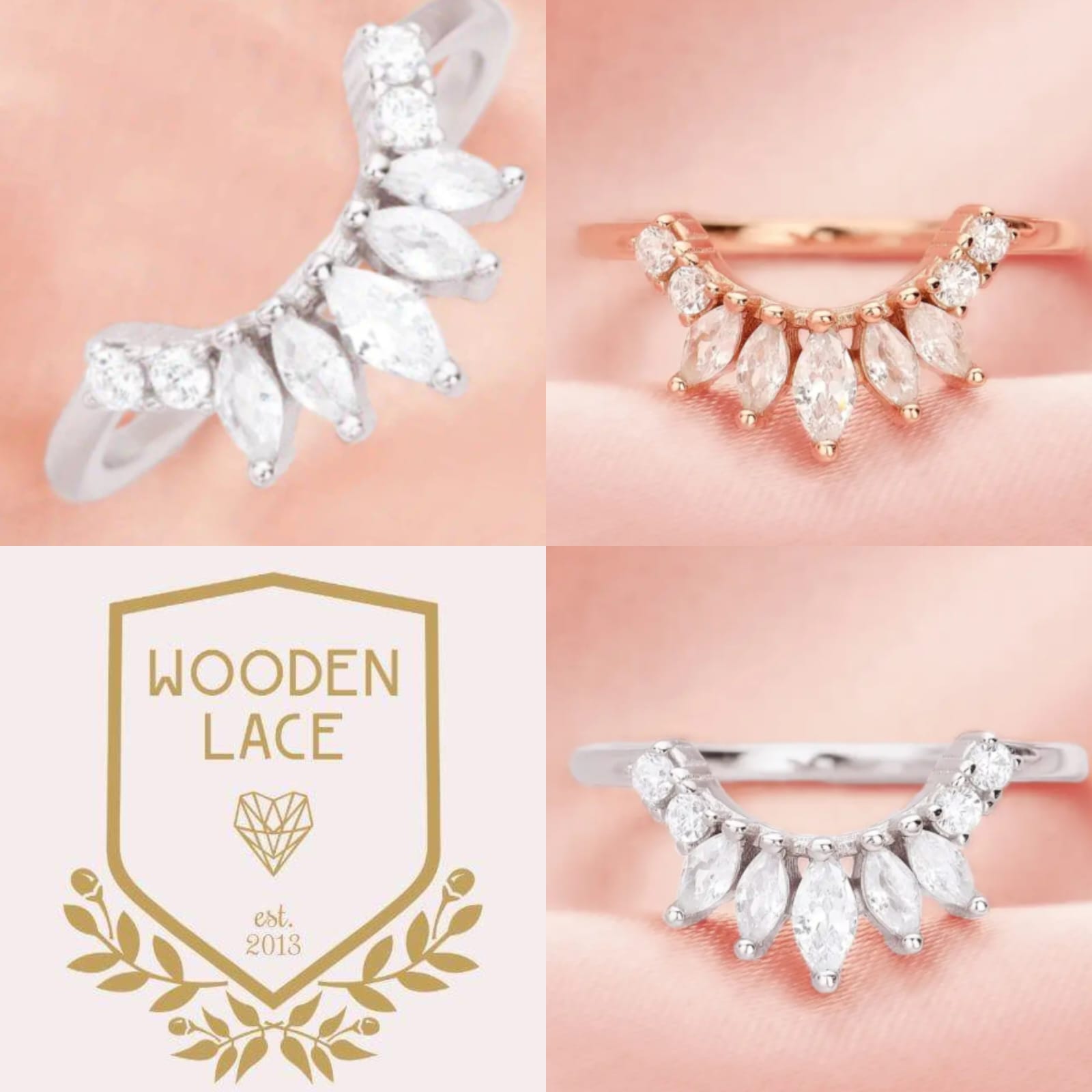 Crown pave sterling silver 925 or 18k gold coated ring R950. Different sizes available Crown pave sterling silver 925 or 18k gold coated ring R950. Different sizes available