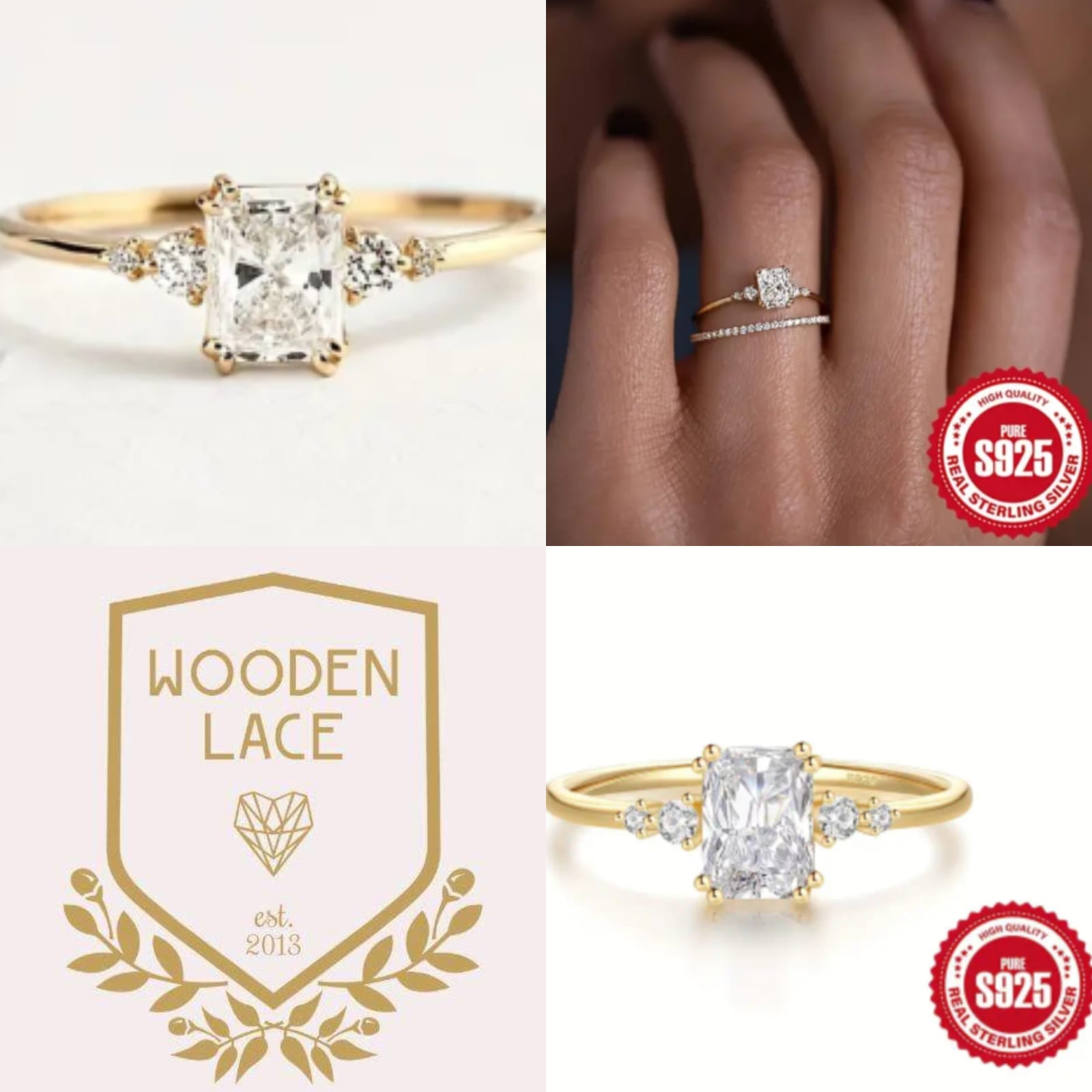 Showstopper 18k gold coated ring R650 Showstopper 18k gold coated ring R650