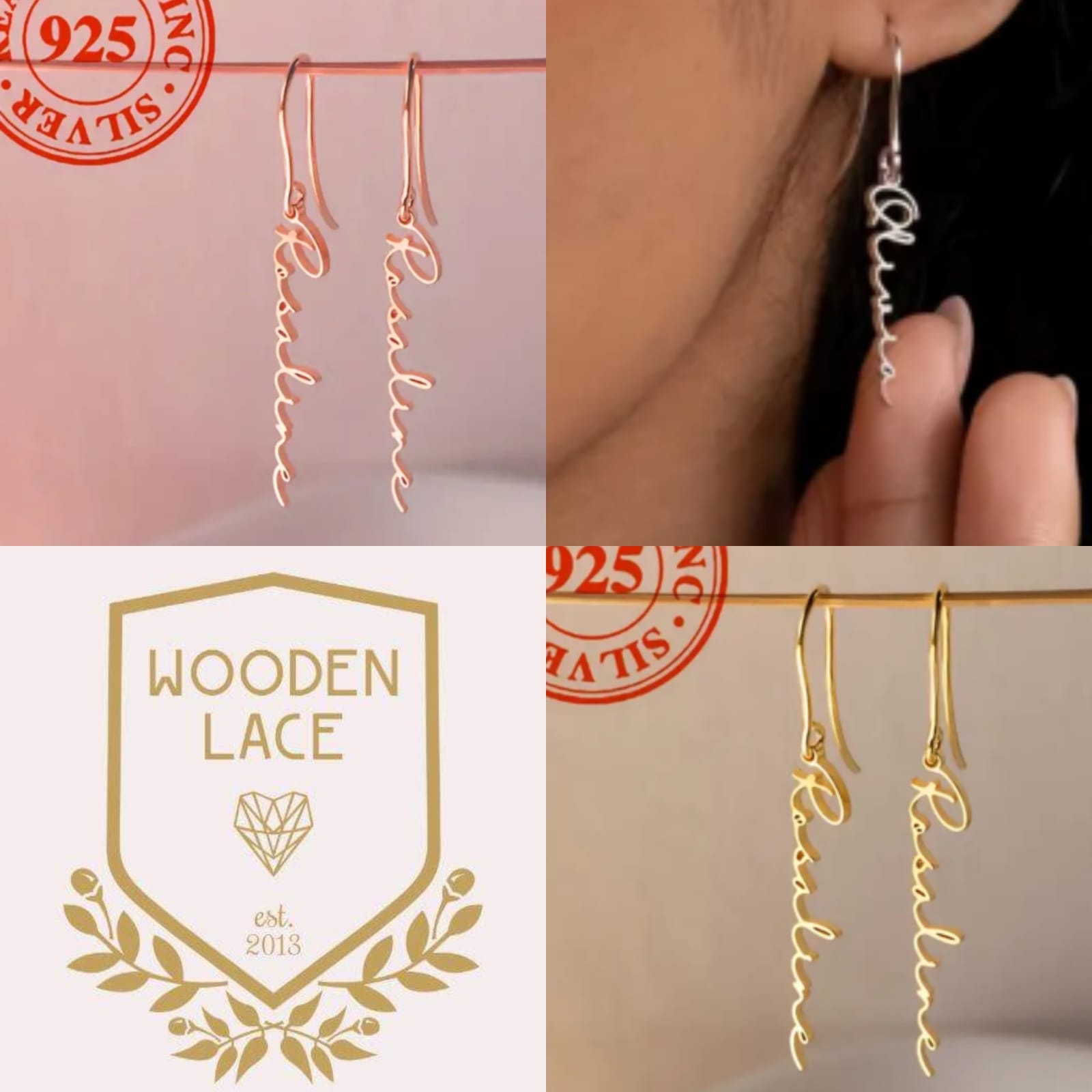 Sterling silver earrings R980 a set